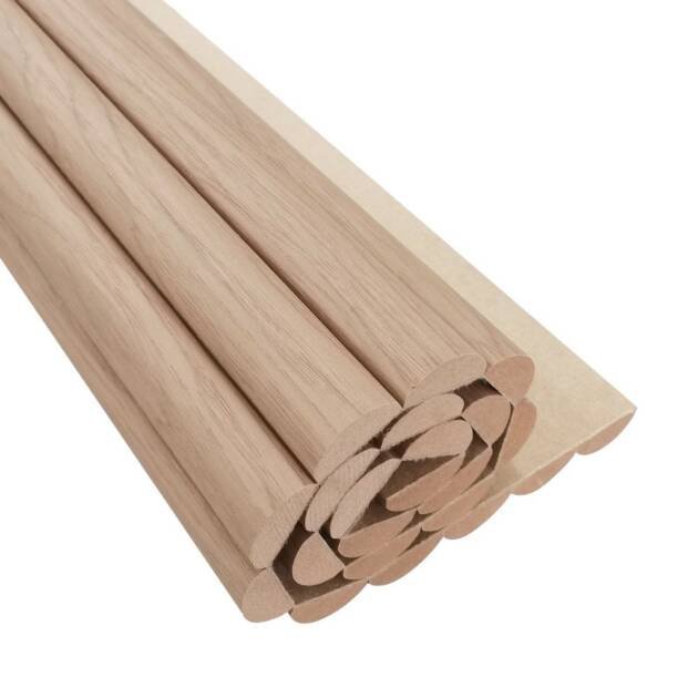 PROT069 MDF Super Flexi Half Round (Tasmanian Oak)