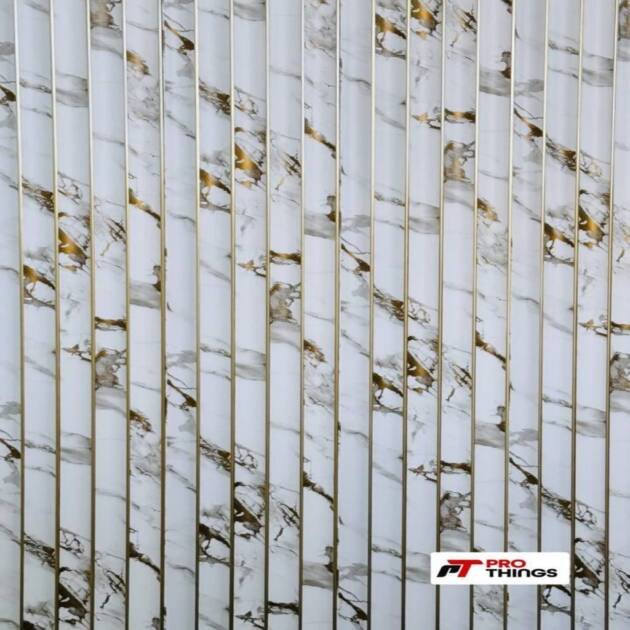 PROT-019 PS Foam Claddings (MARBLE GOLD ) 160x12x2900
