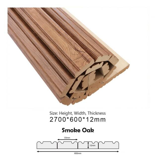 PROT066 MDF Cladding (Smoke Oak) 600x12x2700