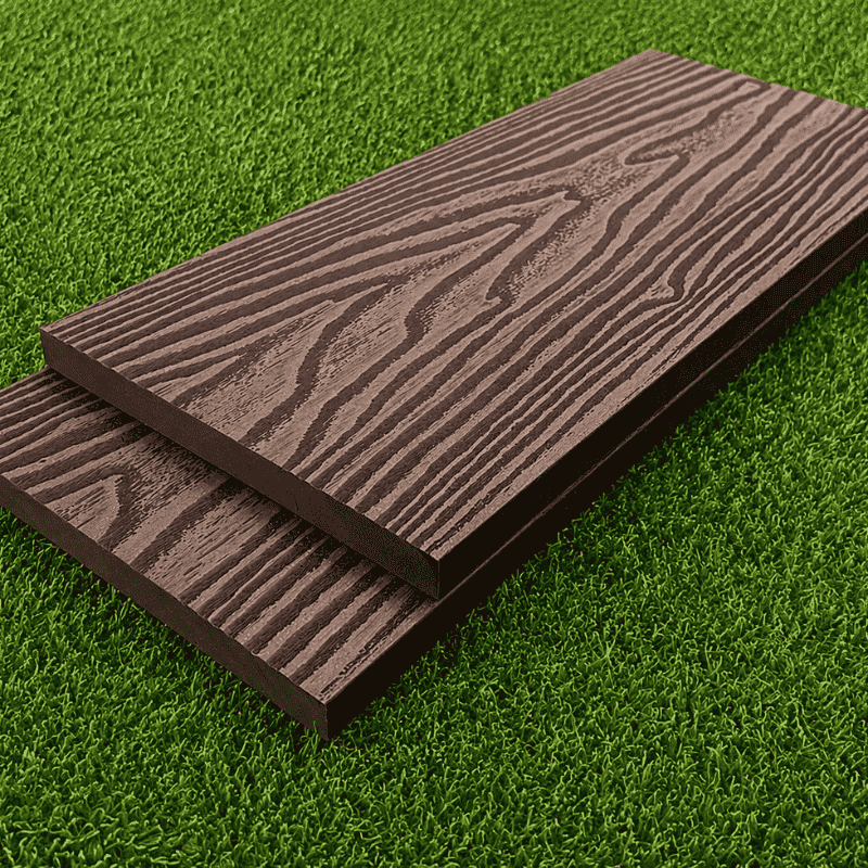 BDD09 3D Embossed Fascia Board (Black & Brown) - 140x25x5400 - Image 2