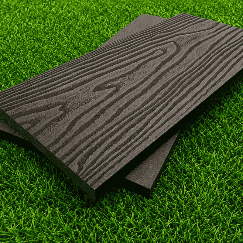 BDD09 3D Embossed Fascia Board (Black & Brown) - 140x25x5400 - Image 3