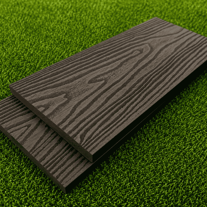 BDD09 3D Embossed Fascia Board (Black & Brown) - 140x25x5400 - Image 4