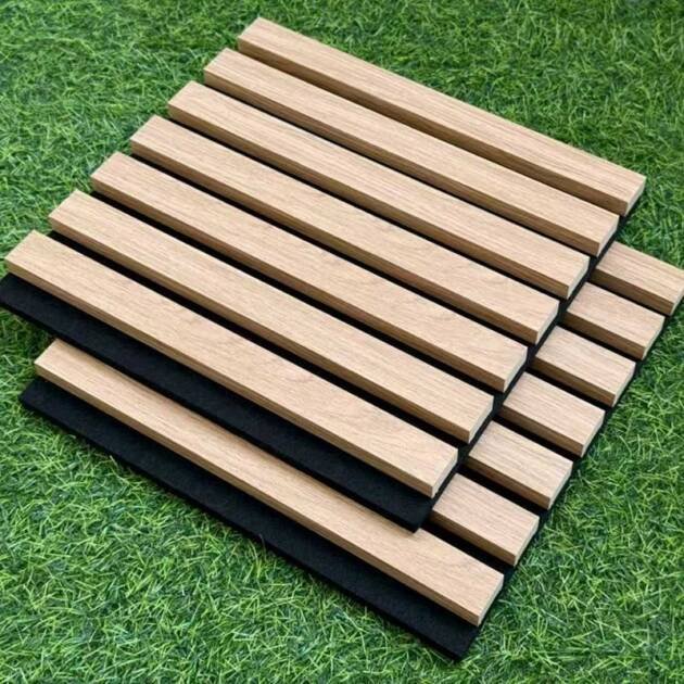 BDA12 (New Oak) Sound Proof Acoustic Panel (3 Side) (600x21x2900MM)