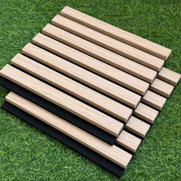 BDA04 (White Oak ) SOUND PROOF ACOUSTIC PANEL (3 Side) - 600×21×2900mm