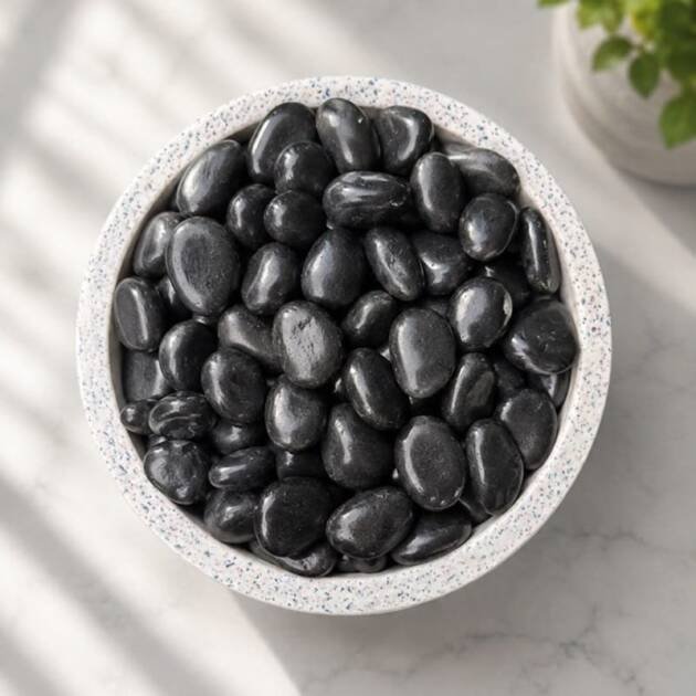 BDP06 Premium Black Pebbles (1-2cm) 10kg Bag